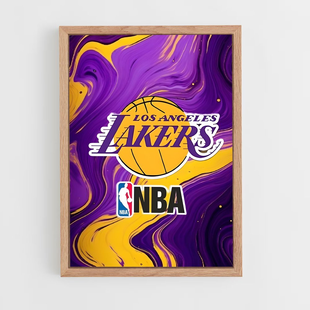 Poster Lakers Mania – affiche Basketball (vue 4)